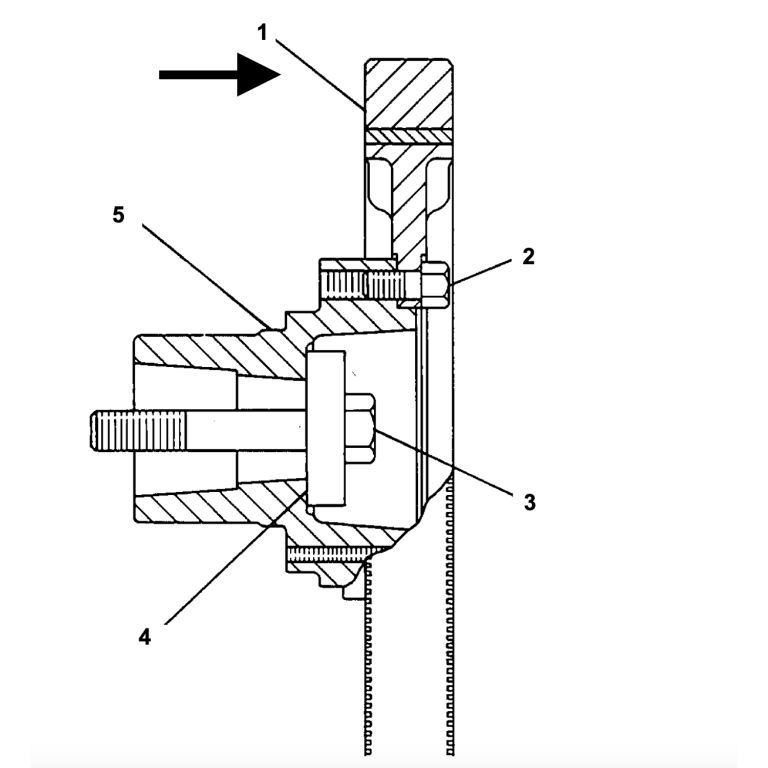 CAT 3412430 damper