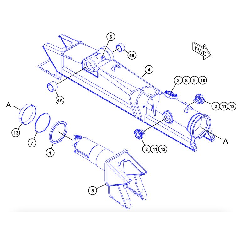 CAT 3515118 frame